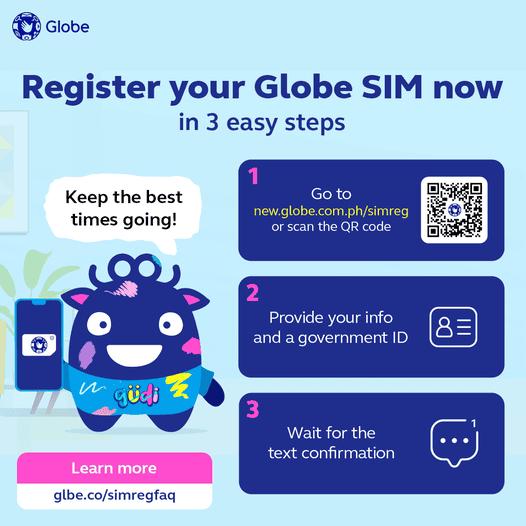 Register Globe SIM Card